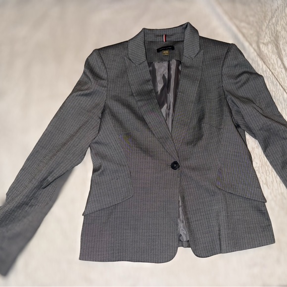 Tommy Hilfiger Charcoal Women's Blazer - Picture 1 of 5